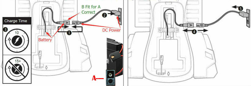 AC Adapter Charger for 6V Battery Disney Quad ATV Ride-On Toy Magic Cars 2