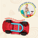 Push Ride-On Race Car Walker Toy with Handle and Storage Magic Cars 2