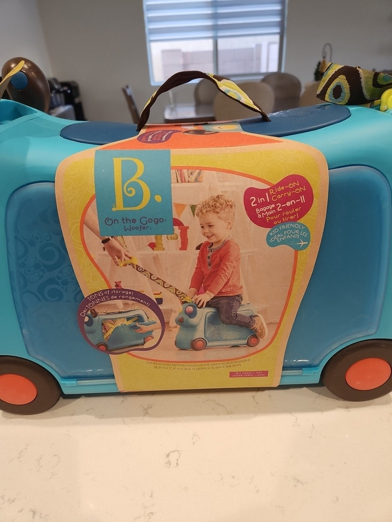 Woofer Ride-On Toy with Carry-On Storage for Toddlers Magic Cars 4