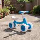 Blue Baby Balance Bike with Adjustable Seat and Handlebar, Featuring Light-Up Wheels Magic Cars 2