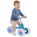 Blue Baby Balance Bike with Adjustable Seat and Handlebar, Featuring Light-Up Wheels Magic Cars 3