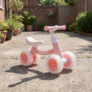 Blue Baby Balance Bike with Adjustable Seat and Handlebar, Featuring Light-Up Wheels Magic Cars 6