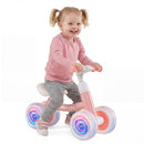 Blue Baby Balance Bike with Adjustable Seat and Handlebar, Featuring Light-Up Wheels Magic Cars 8