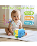 Musical Elephant Crawl Toy with Lights and Sounds for Babies 6 Months and Up Magic Cars 2