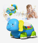 Musical Elephant Crawl Toy with Lights and Sounds for Babies 6 Months and Up Magic Cars Variant 0