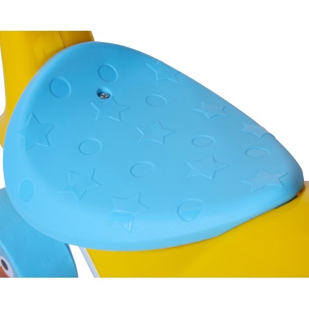 Baby Shark Self-Powered Non-Electric Sit-Down Ride-On Scooter for Boys and Girls Magic Cars 3