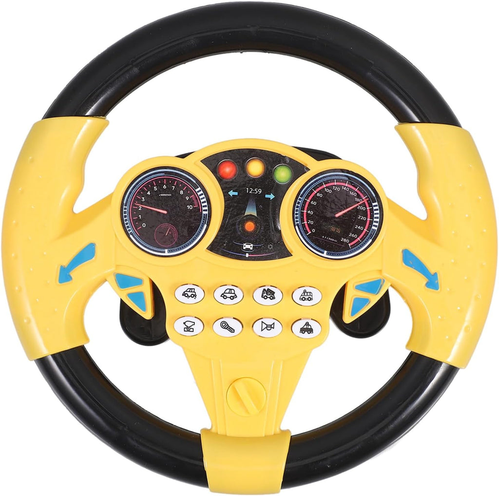Baby Racing Wheel Baby Steering Wheel Toy with Simulated Driving Controller and Sound Ef