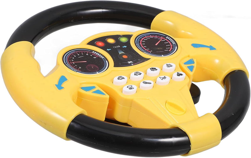 Baby Steering Wheel Toy with Simulated Driving Controller and Sound Effects Magic Cars 3