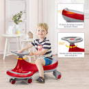 Wiggle Car Ride-On Toy with Flashing Wheels for Toddlers and Kids Red Magic Cars 4