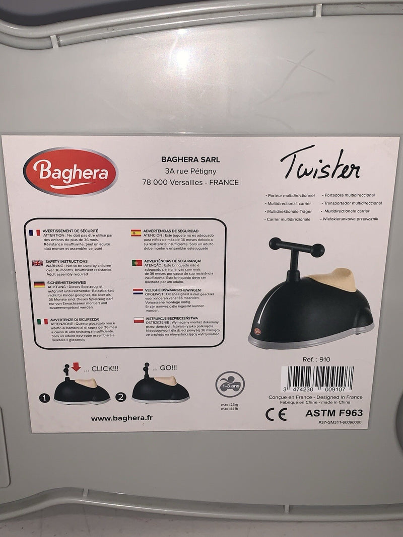 Twister Black Ride-On Car for Children Indoor and Outdoor Play Magic Cars 8