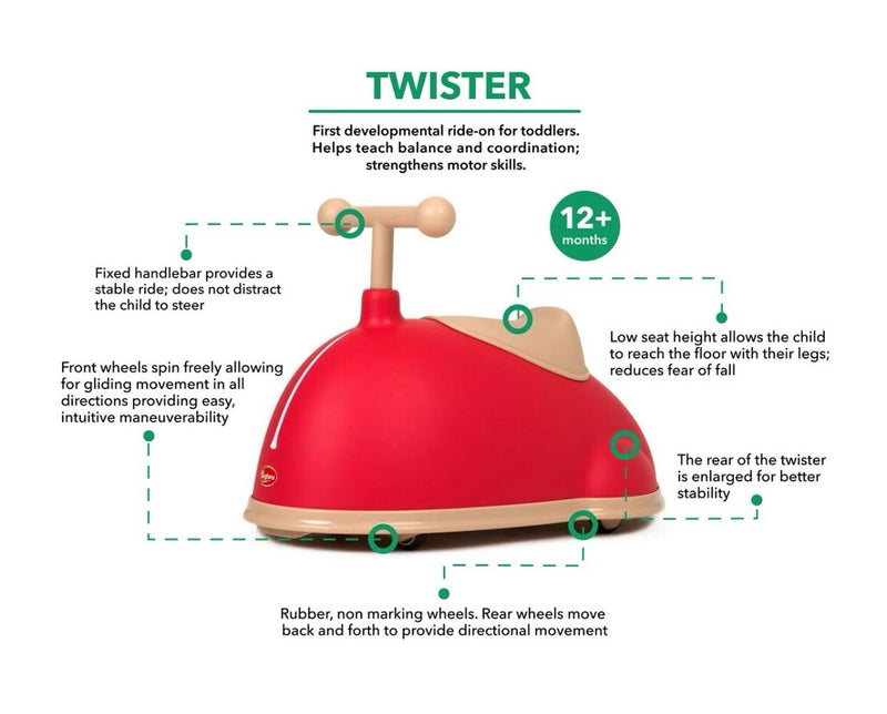 Twister Black Ride-On Car for Children Indoor and Outdoor Play Magic Cars 9