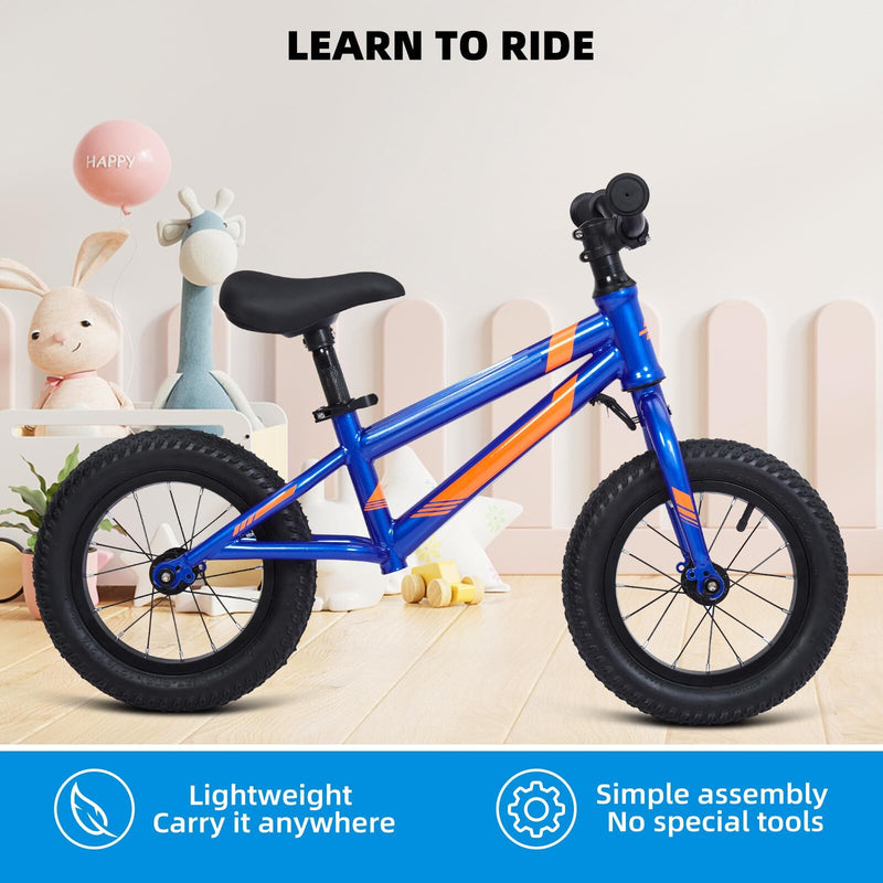 Lightweight Toddler Balance Bike with Adjustable Handlebar and No Pedals Magic Cars 2