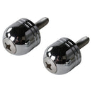 Bar Ends (Stubby, Chrome, 7/8") (Universal Fit)