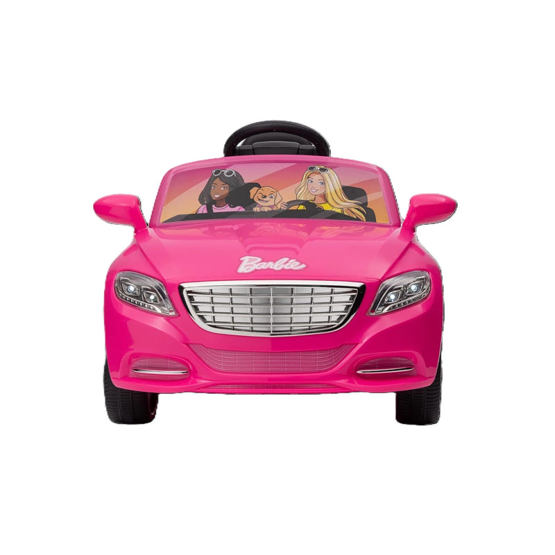 Barbie 6V Convertible Ride-On Car with Parental Remote Control, Ages 3+ Magic Cars 1