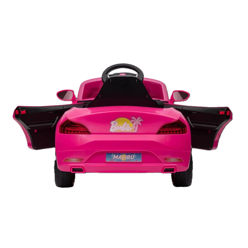 Barbie 6V Battery-Powered Convertible Ride-On Car with Remote Control for Ages 3 and Up Magic Cars 2