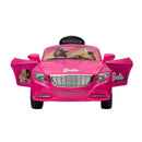 Barbie 6V Battery-Powered Convertible Ride-On Car with Remote Control for Ages 3 and Up Magic Cars 3