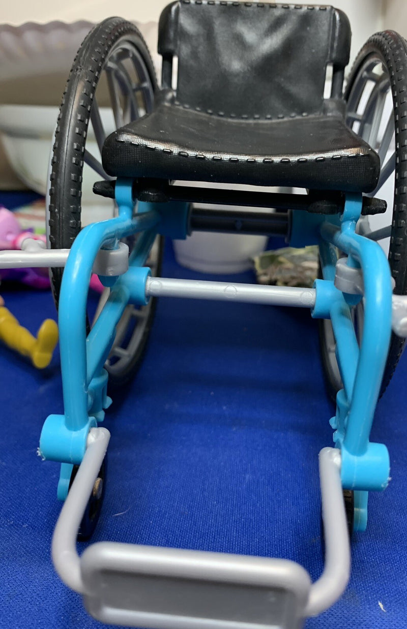 Adjustable Doll Wheelchair for Barbie and Ken Dolls Magic Cars 0