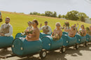 Kids Pull-Behind Barrel Trains and Custom Barrel Cars Ride-On Toys for ATV and Tractor