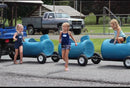 Kids Pull-Behind Barrel Trains and Custom Barrel Cars Ride-On Toys for ATV and Tractor