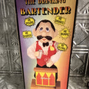 Battery-Powered Retro Bartender Toy Figure in Box, 1960s Plastic Magic Cars Variant 0