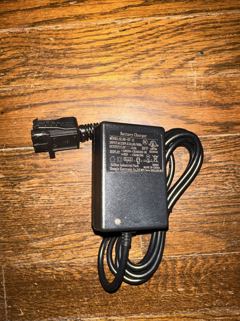 7V 0.8A Battery Charger Cable for Disney Kids Ride-On T37 Magic Cars Variant 0