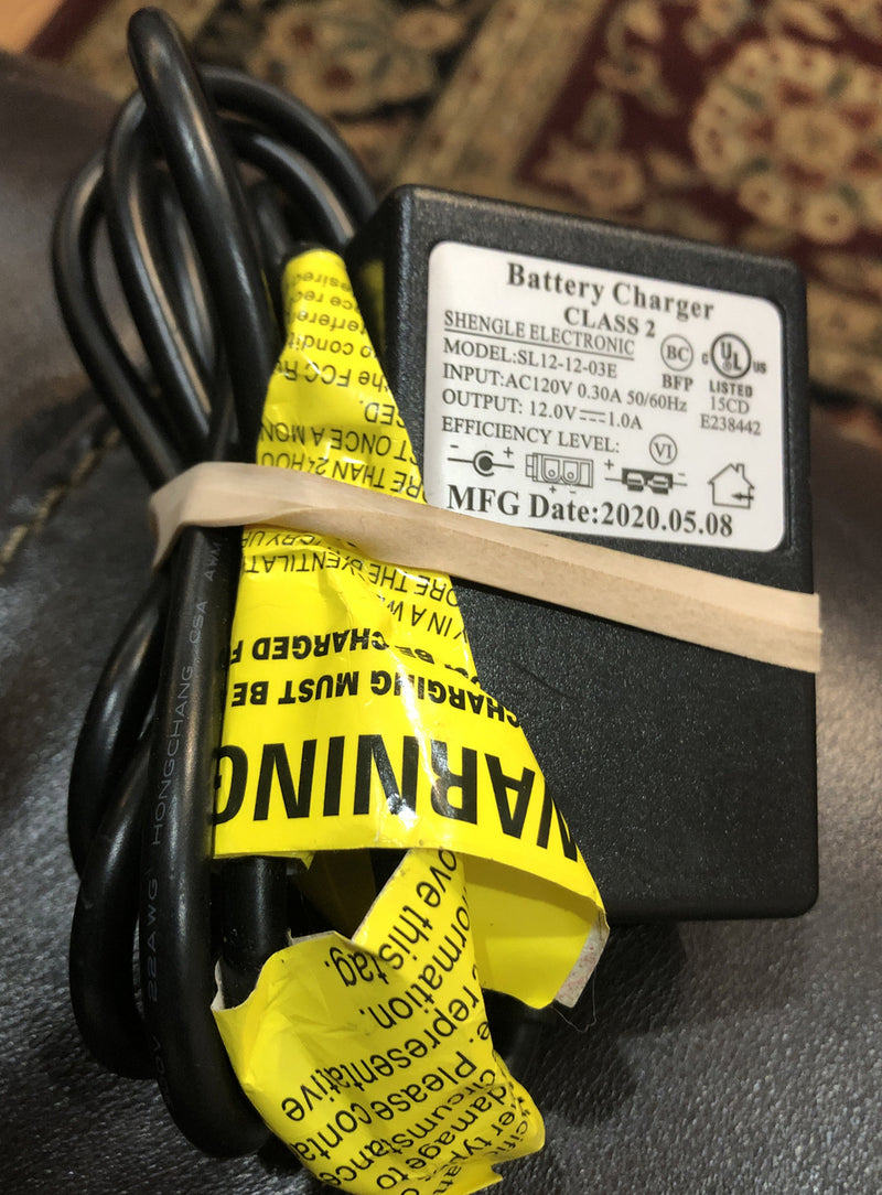 12V 1A Battery Charger for Kids Electric Ride-On Cars and ATVs with Power Wheels Compatibility Magic Cars Variant 0