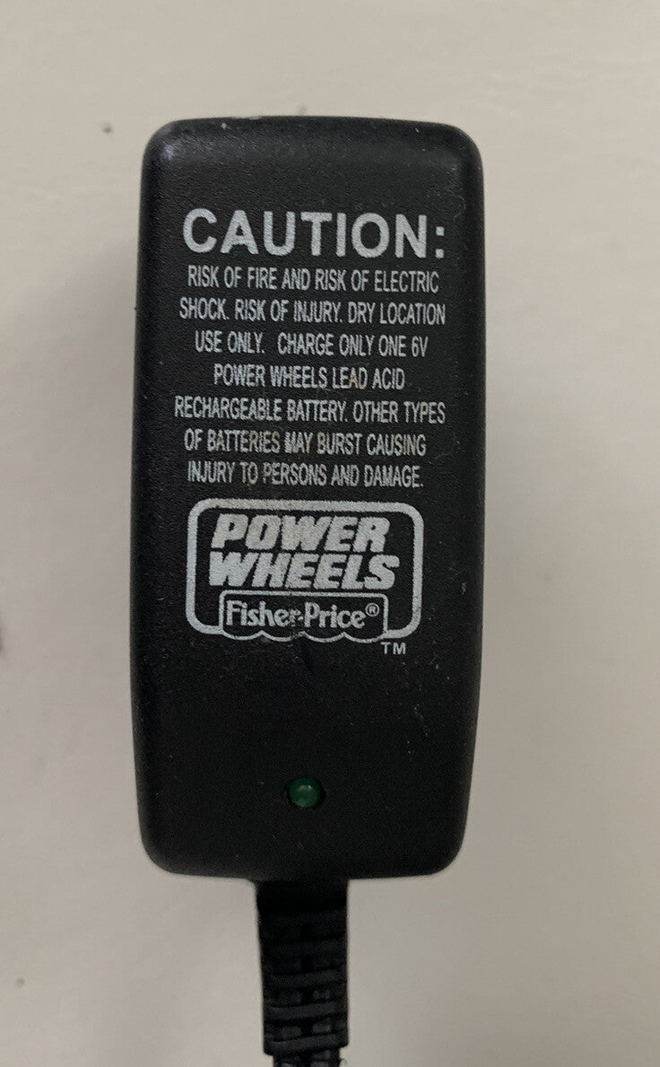 6 Volt Replacement Battery Charger for Fisher-Price Power Wheels Model 00801-1481 Magic Cars 2