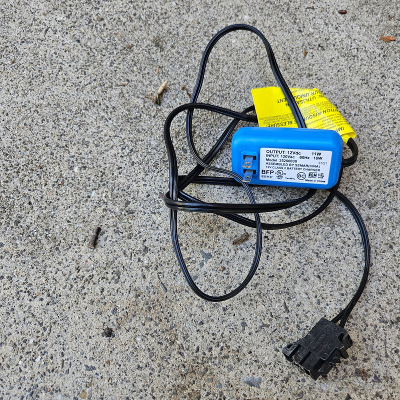 Battery Charger for John Deere Ground Force Toy Tractor – Genuine Peg Perego Replacement Part Magic Cars 1