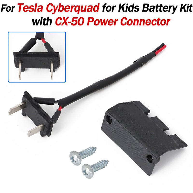 Battery Connector Cable with CNX-50 Power Connector for Kids' Tesla Cyberquad Magic Cars 0