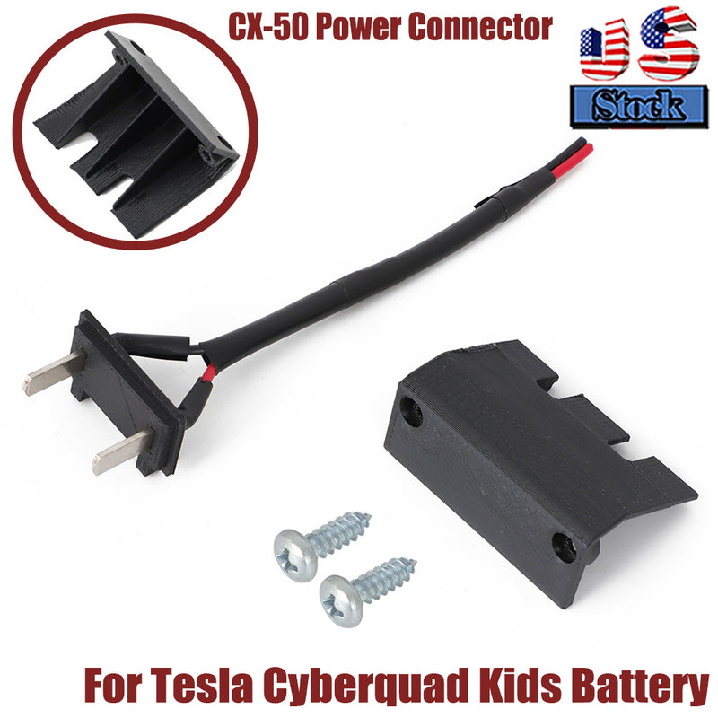 Battery Connector Cable Kit for Kids' Tesla Cyberquad with CNX 50 Power Connector Magic Cars Variant 0