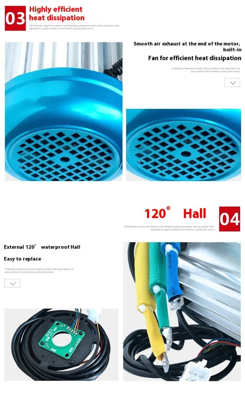 48V Electric Cargo Tricycle with Brushless Motor and Load Traction Battery Magic Cars 6