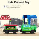 Remote-Controlled Electric Train Set Compatible with Wooden Tracks Magic Cars 6