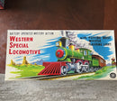 Mystery Action Western Tin Toy Train with Battery Operation 3230 Magic Cars Variant 0