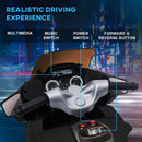 Battery-Powered Kids Ride-On Motorbike with Training Wheels Black Magic Cars 4