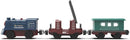 Motorized 3-Piece Train Playset, Compatible with Thomas Magic Cars 8
