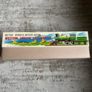 Vintage 1960 Battery-Operated Tin Western Special Locomotive Toy Train Magic Cars 1