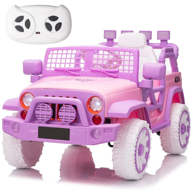 Battery-Powered 1-Seater Kids UTV with Remote Control and Bluetooth Music Magic Cars Variant 0