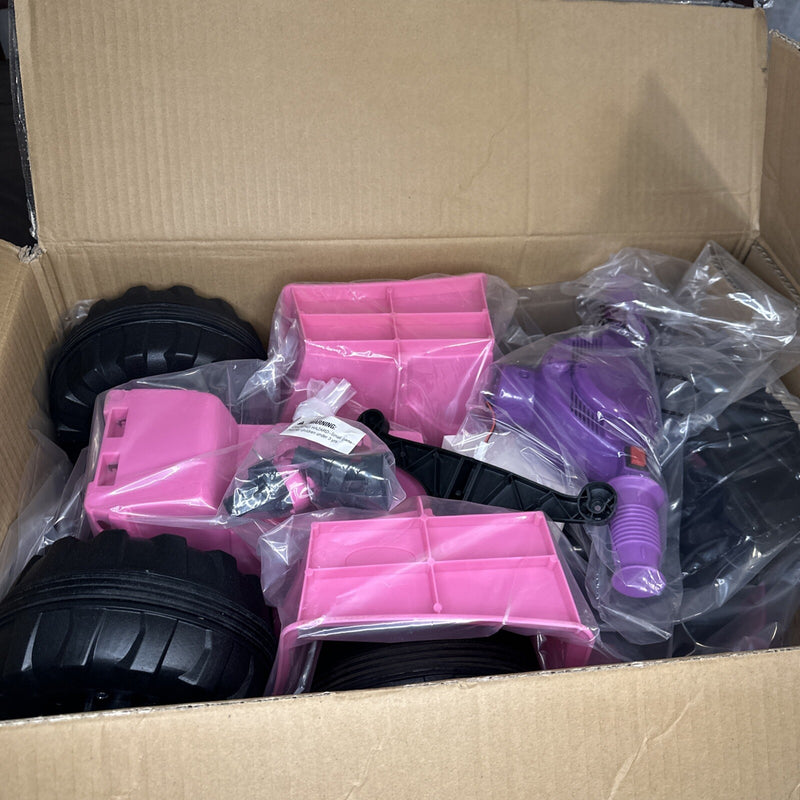 Electric Battery-Powered Pink 4-Wheeler ATV Ride-On Toy for Kids Magic Cars 6