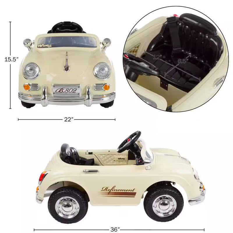Battery-Powered Classic Sports Car with Remote Control Magic Cars 1