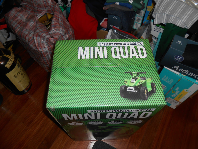 6V Battery-Powered Mini Ride-On Quad for Kids 3+ with 66 lbs Weight Capacity Magic Cars 5