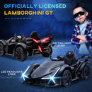 Battery-Powered Ride-On Toy with Remote Control and Suspension for Kids 3-6 Years Old Black Magic Cars 4