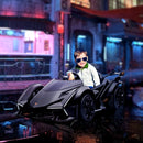 Battery-Powered Ride-On Toy with Remote Control and Suspension for Kids Ages 3-6, Black Magic Cars 8