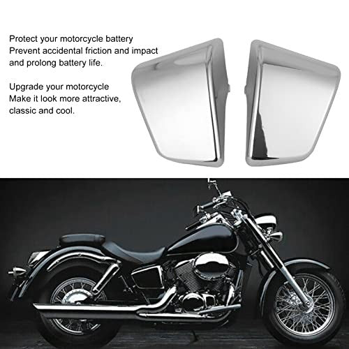 Silver Motorcycle Battery Side Fairing Panels Left and Right Magic Cars 3