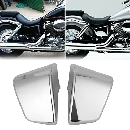 Silver Motorcycle Battery Side Fairing Panels Left and Right Magic Cars 4