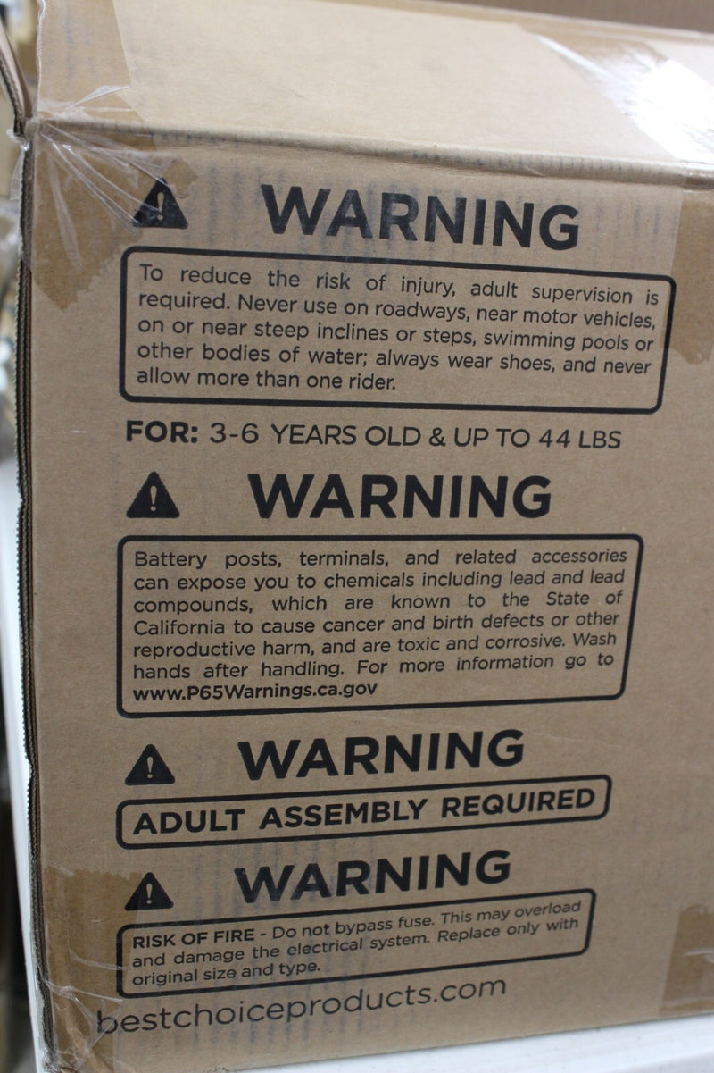 12V Battery-Powered Kids Electric Ride-On 4 Wheeler ATV Blue for Ages 3-6 Years Magic Cars 6