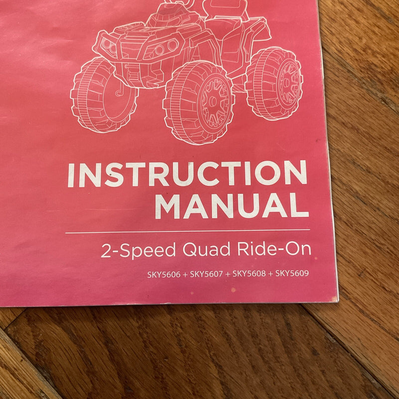 12V Kids Ride-On 4-Wheel ATV with Motorized Gearbox Magic Cars 15