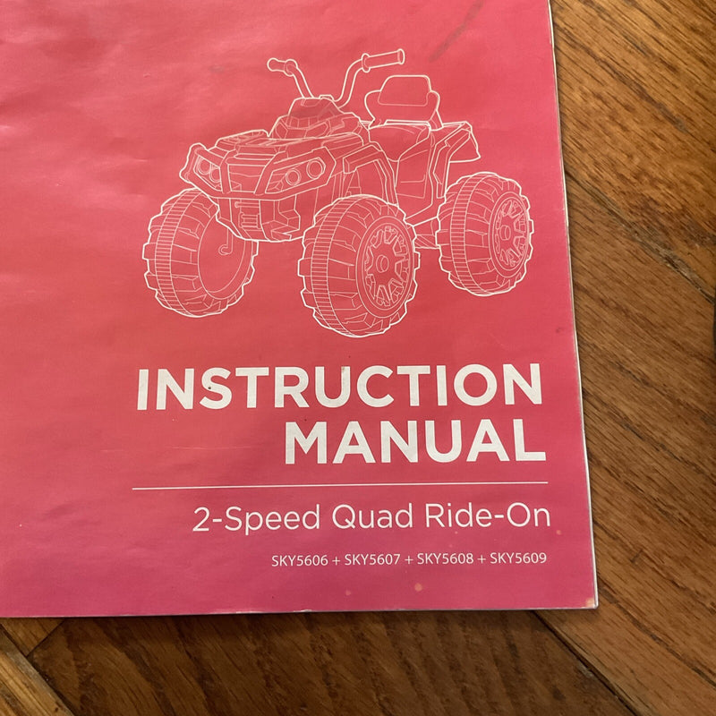 12V Kids Ride-On 4-Wheel ATV with Motorized Gearbox Magic Cars 17