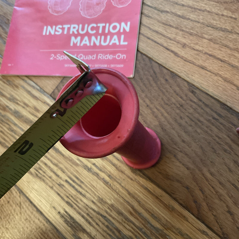 12V Kids Ride-On 4-Wheel ATV Red Grips Replacement Parts Set of 2 Magic Cars 15