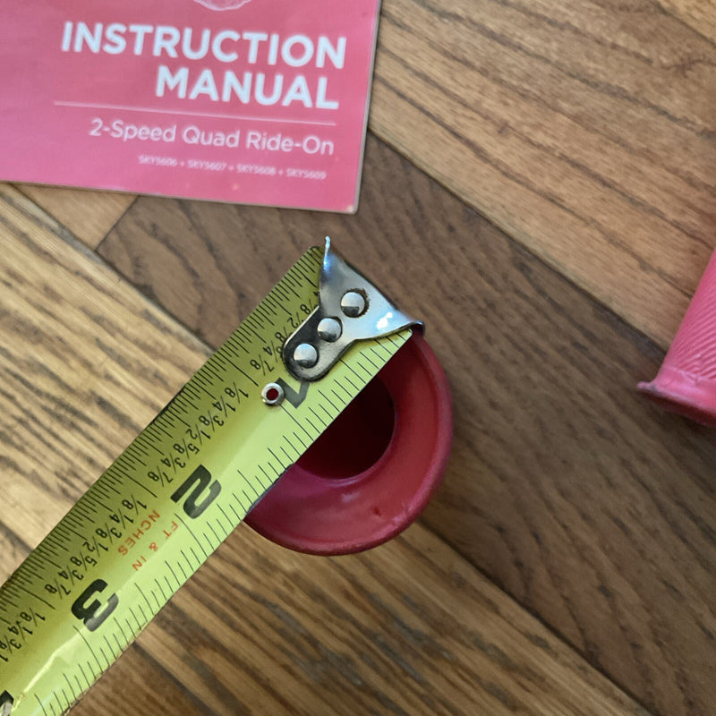 12V Kids Ride-On 4-Wheel ATV Red Grips Replacement Parts Set of 2 Magic Cars 16