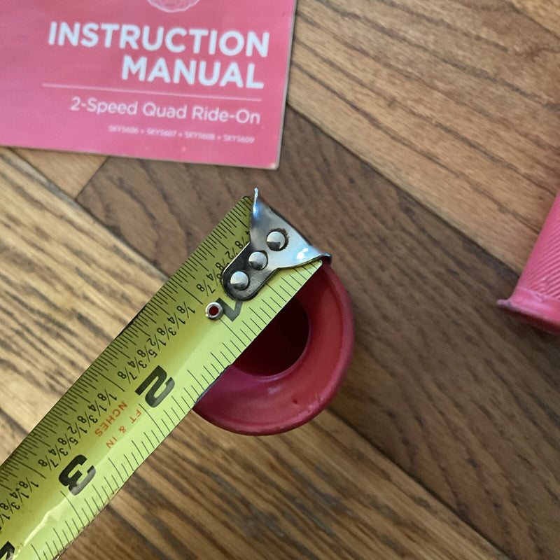 12V Kids Ride-On 4-Wheel ATV Red Grips Replacement Parts Set of 2 Magic Cars 17